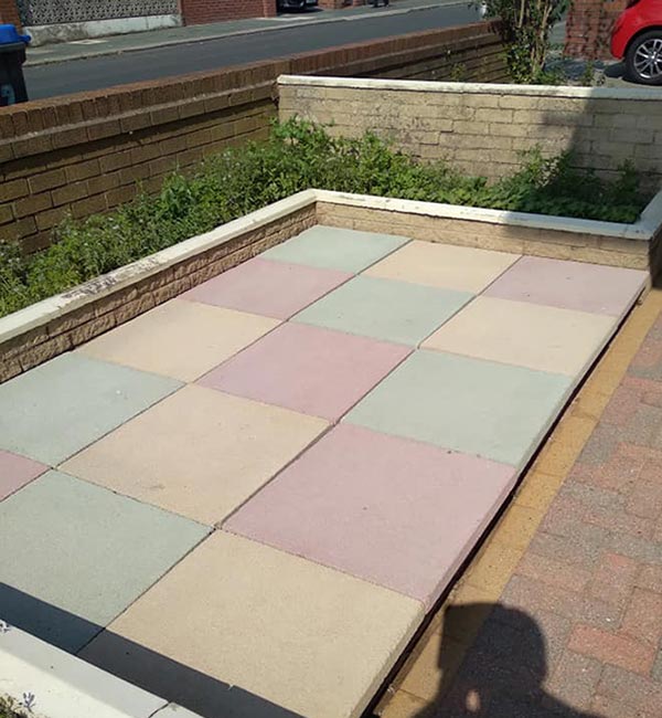 Paved Patio pressure washing service after picture by revive-a-drive lancashire operating in blackpool, preston, poulton, the surrounding area and beyond - small